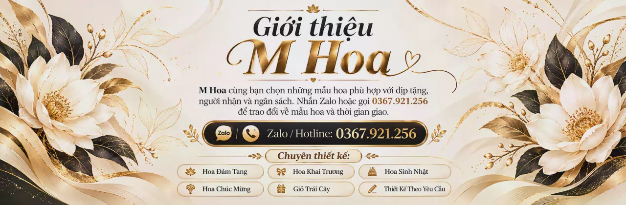 Ảnh bìa Shop hoa tươi Phường Đăk BLa Quảng Ngãi - Để lời nhắn thêm dịu dàng